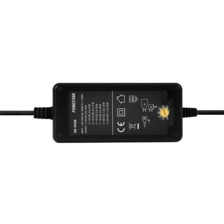 Fonestar Cargador de portátil AD-2436 36W Manual 7 conectores Voltaje 100-240V